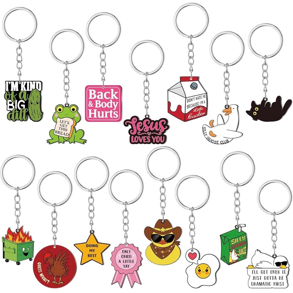 Silly Goose Club Keychain | Novelty Gifts - Picture 9 of 10